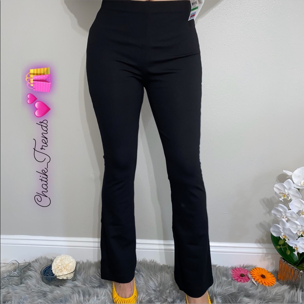 NWT wide boot pants / black /shameless / size M